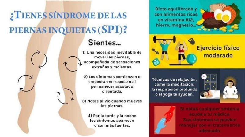Beneficios de terapia hormonal en síndrome de piernas inquietas