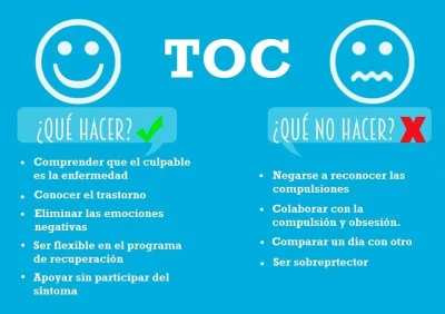 Reconocer y tratar síntomas del trastorno obsesivo-compulsivo