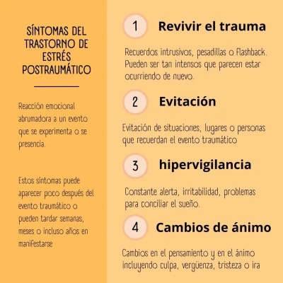 Reconocer y tratar síntomas del trastorno de estrés postraumático